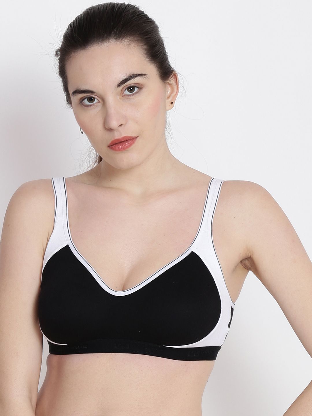 Buy ABELINO ABELINO Pack Of 3 Colourblocked Non-Wired Non Padded Sports Bra  COM5130 at Redfynd