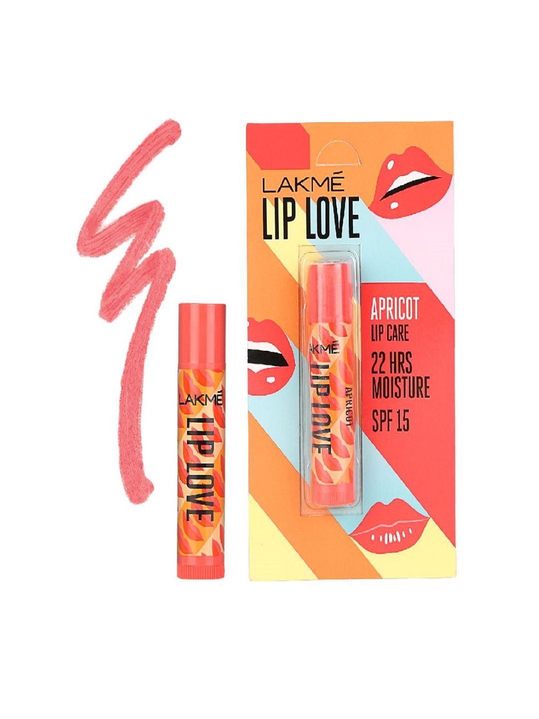 Lakme Lip Love Chapstick - Apricot, 4.5 g-image-4