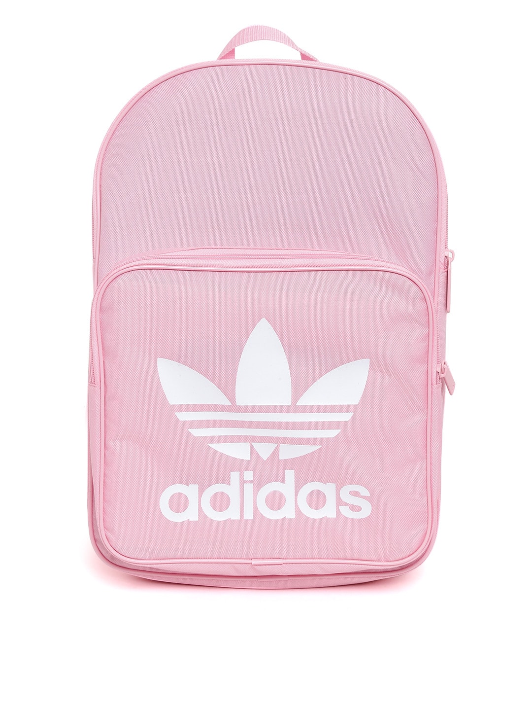 ADIDAS Originals Unisex Pink Classic Trefoil Brand Logo Print Laptop Backpack