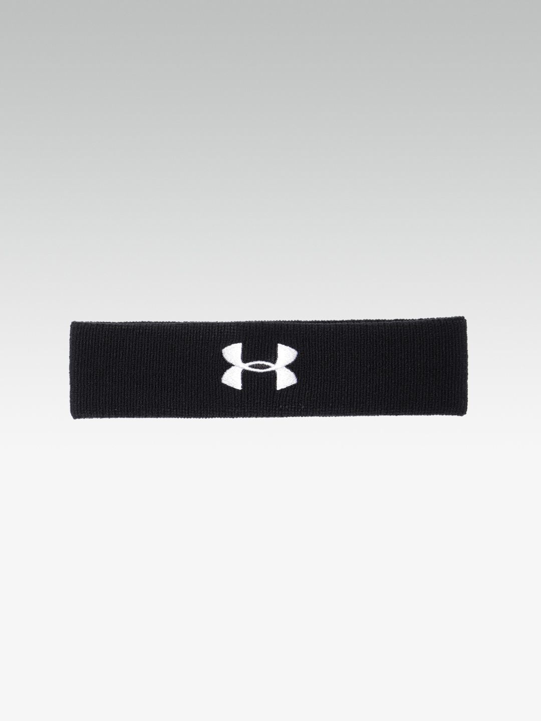 UNDER ARMOUR Men Black Performance Headband with Embroidered Detail