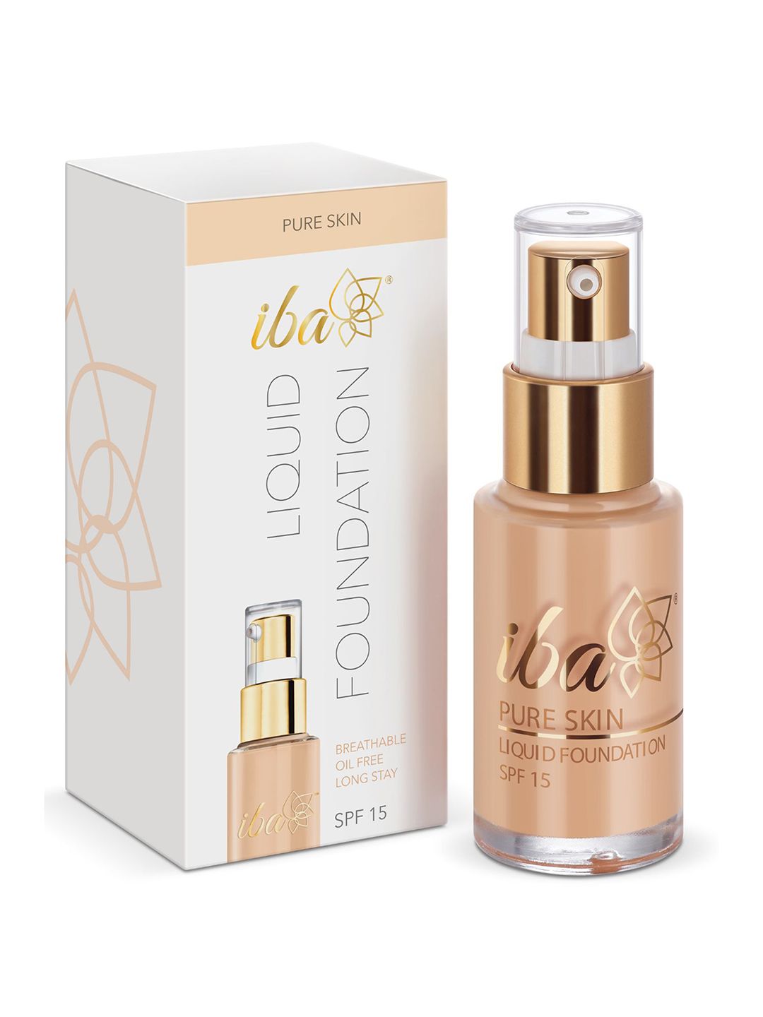 Iba Golden Beige Pure Skin Liquid Foundation 30 ml-picture-23