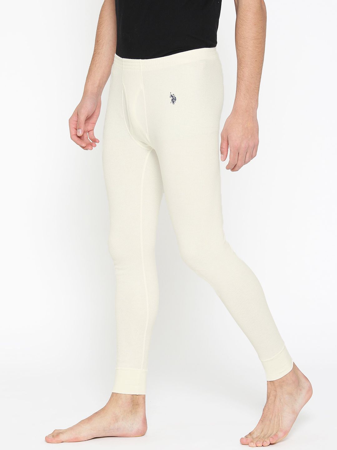U.S. Polo Assn. Off-White Ribbed Thermal Bottom-picture-22