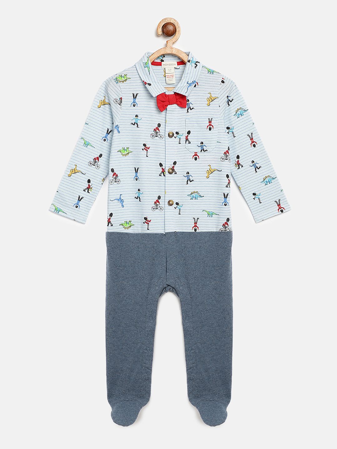 MONSOON CHILDREN Blue Printed Playsuit-picture-26