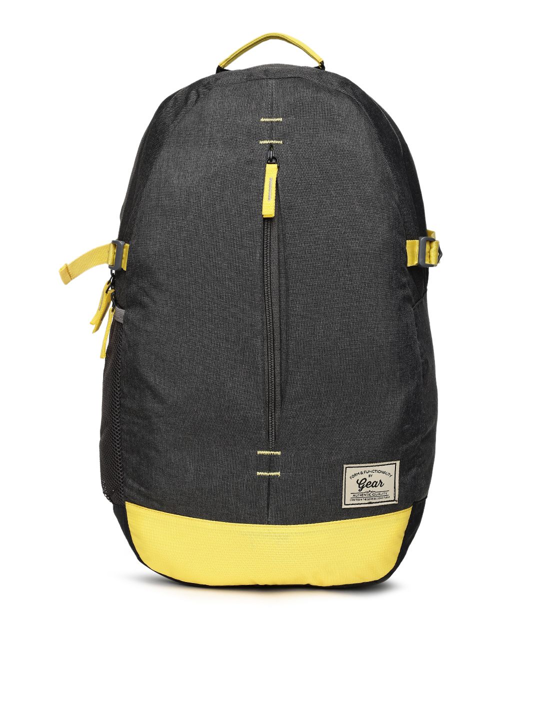 Gear Unisex Charcoal Grey Solid Backpack-picture-27