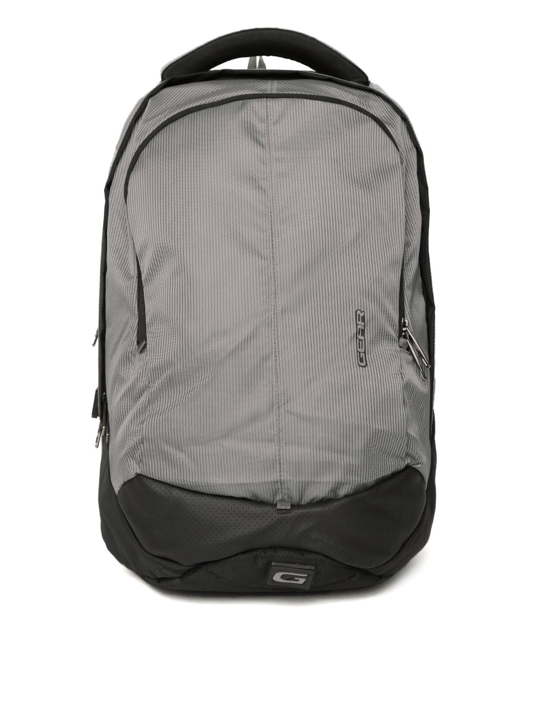 Gear Unisex Grey & Black Outlander 3 Self-Striped Laptop Backpack-picture-19