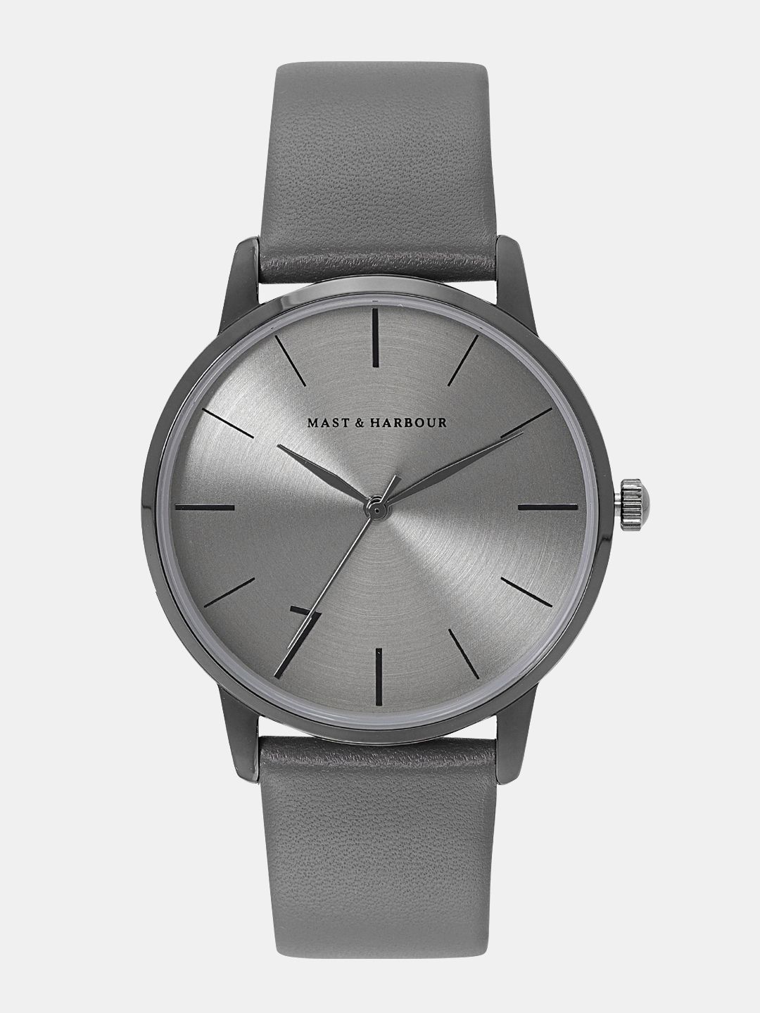 Mast & Harbour Unisex Gunmetal-Toned Analogue Watch MFB-PN-LB-7008-image-30