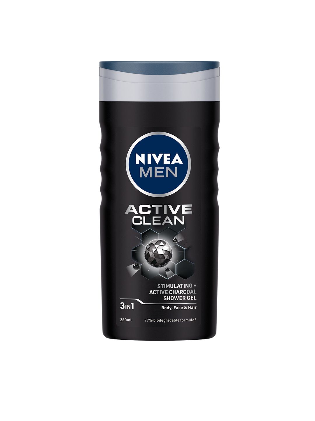 Nivea Men Active Clean Shower Gel with Active Charcoal for Body- Face & Hair - 250ml-picture-24