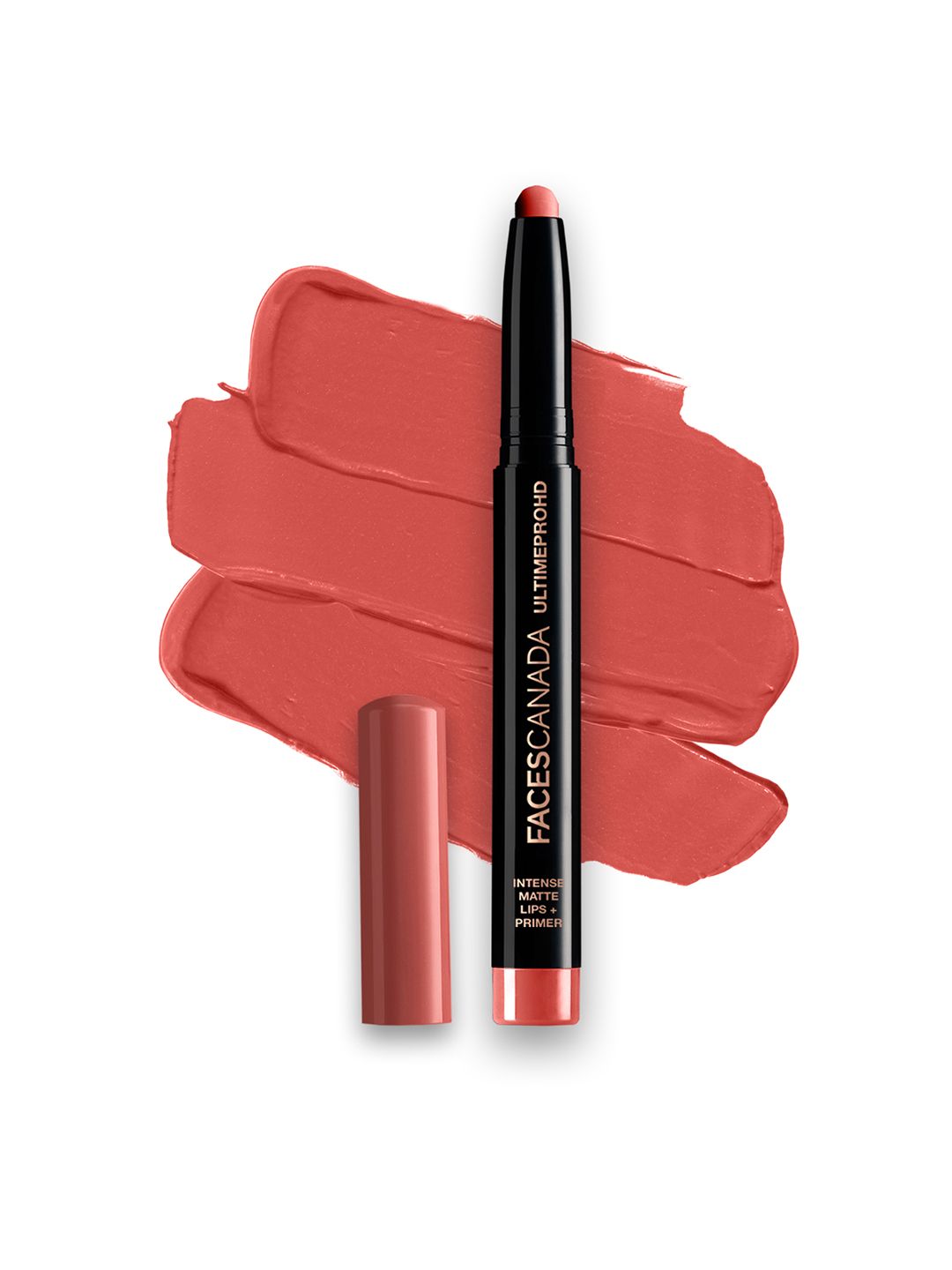 FACES CANADA Feather Light 10hr Stay Ultime Pro HD Intense Matte Lips + Primer Lipstick 1.4g - Obsessed 15-picture-16