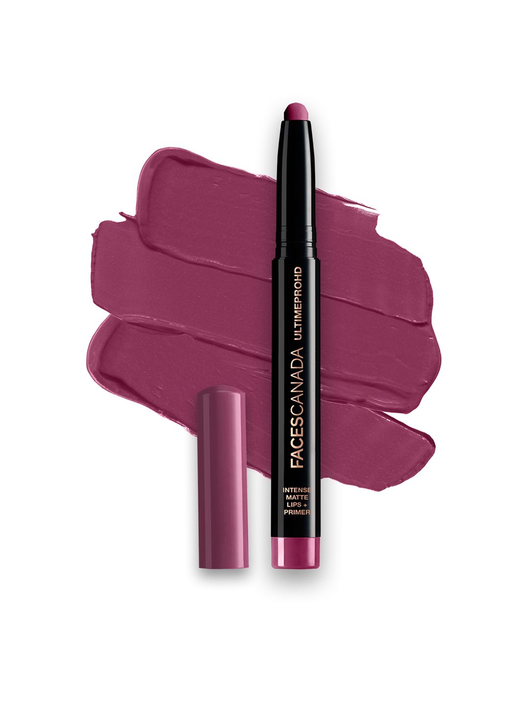 FACES CANADA Feather Light 10hr Stay Ultime Pro HD Intense Matte Lips + Primer Lipstick 1.4g - Mulberry Magic 17-image-46