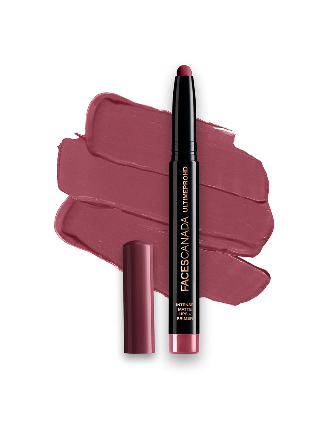 FACES CANADA Feather Light 10hr Stay Ultime Pro HD Intense Matte Lips + Primer Lipstick 1.4g - Magnetic 02-image-43