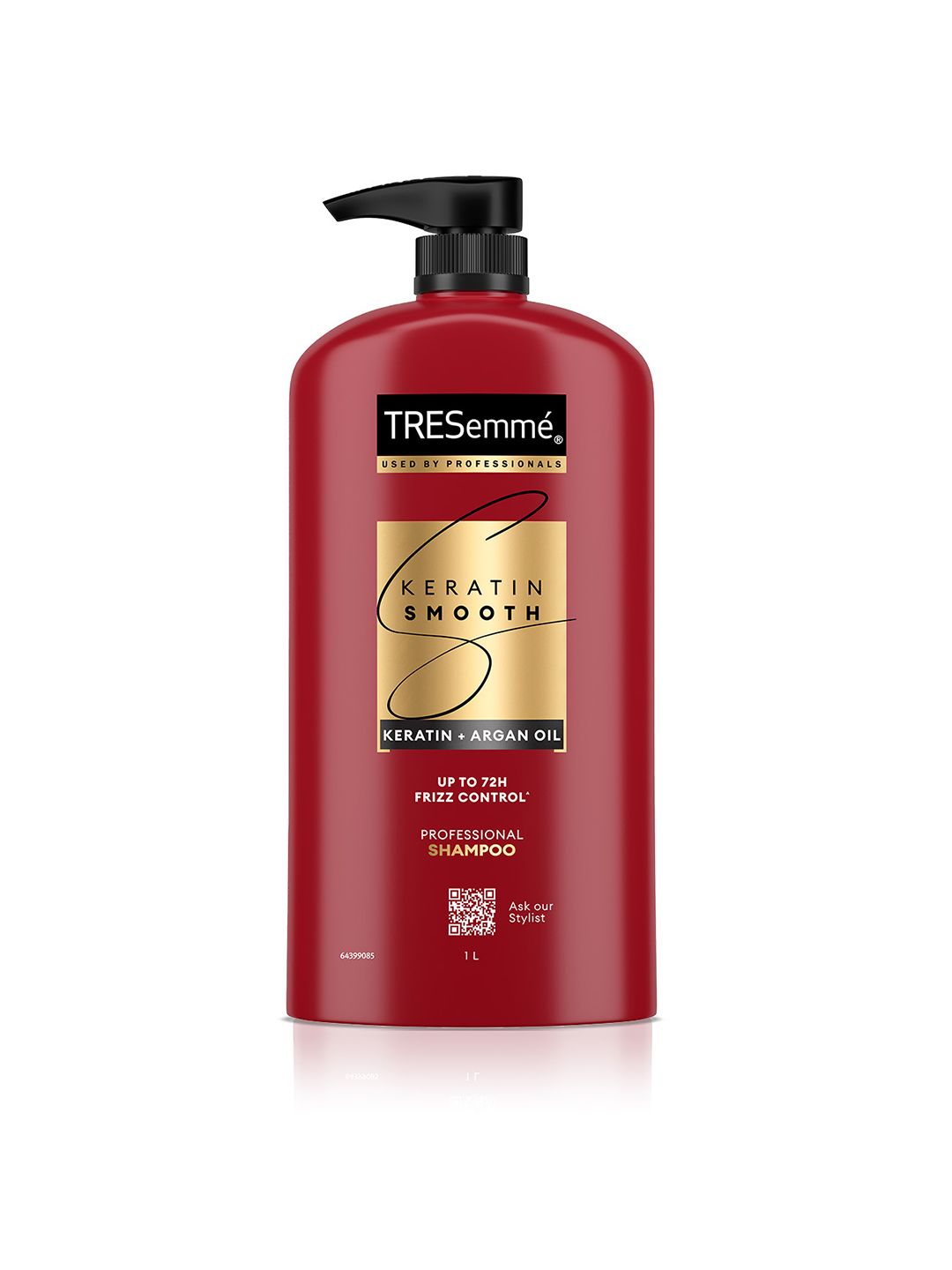TRESemme Keratin Smooth Shampoo with Keratin & Argan Oil for Straight, Shiny Hair- 1L