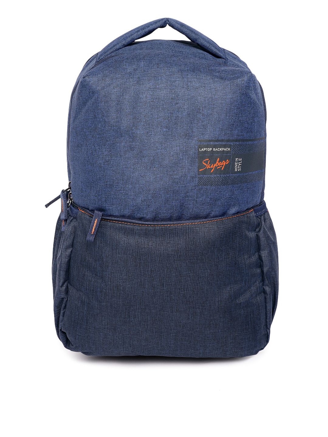 Skybags Unisex Blue Colourblocked Backpack-picture-10