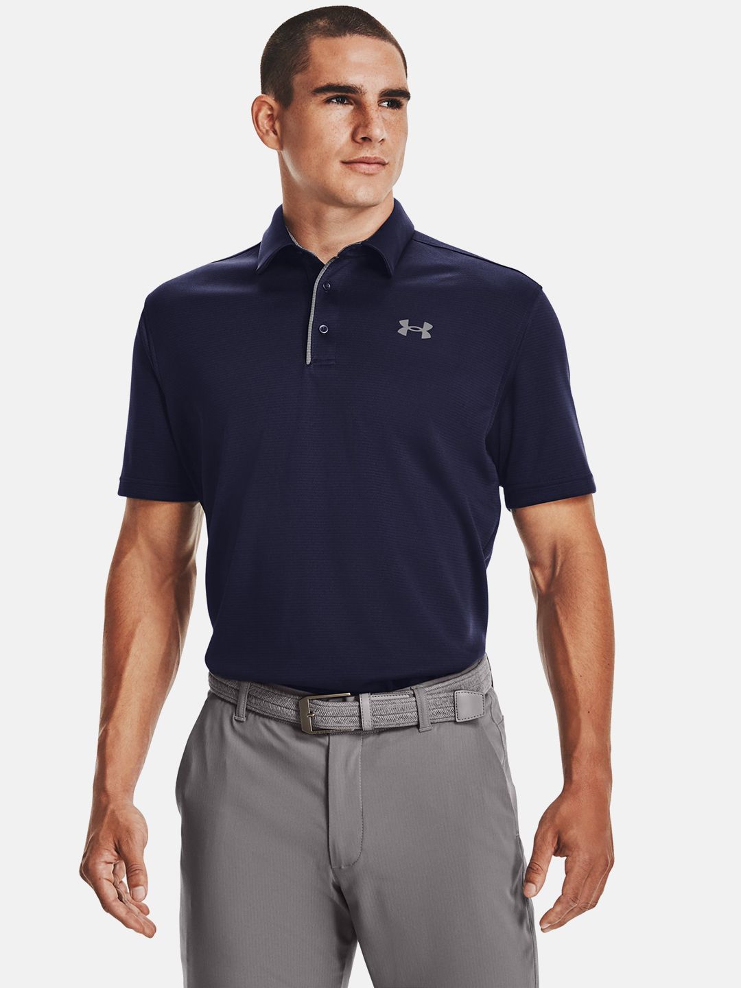 UNDER ARMOUR Self-Striped Tech Polo T-shirt-picture-35