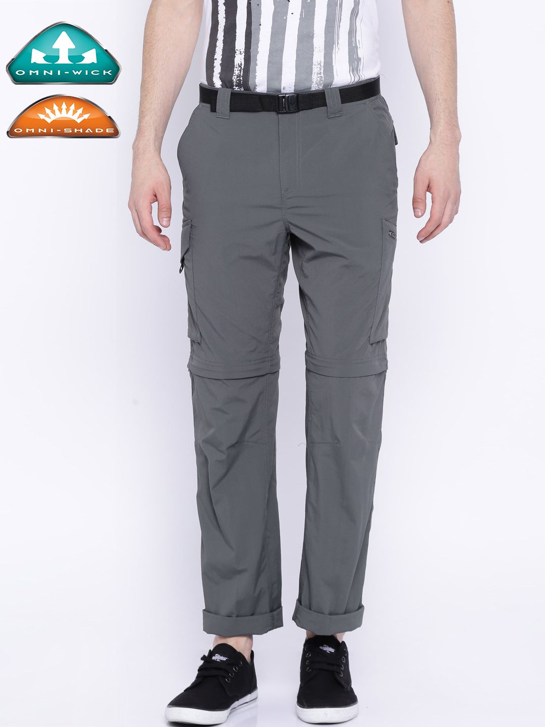 Columbia Grey Silver Ridge Outdoor Covertable Track Pants-image-9
