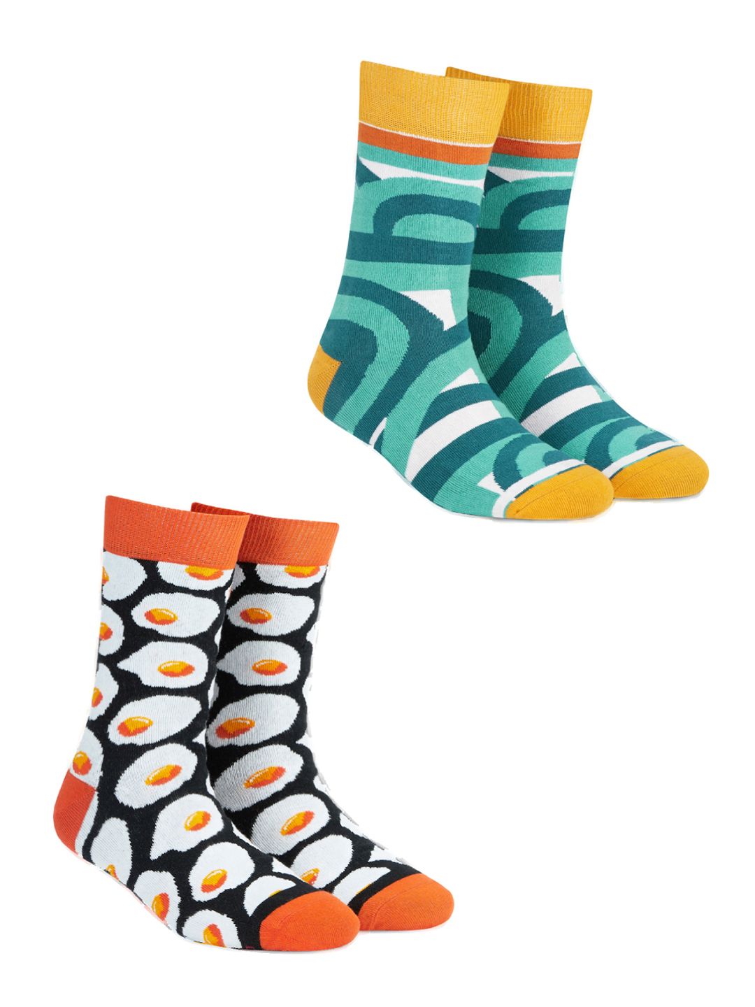 Dynamocks Unisex Pack of 2 Calf-Length Socks-picture-42