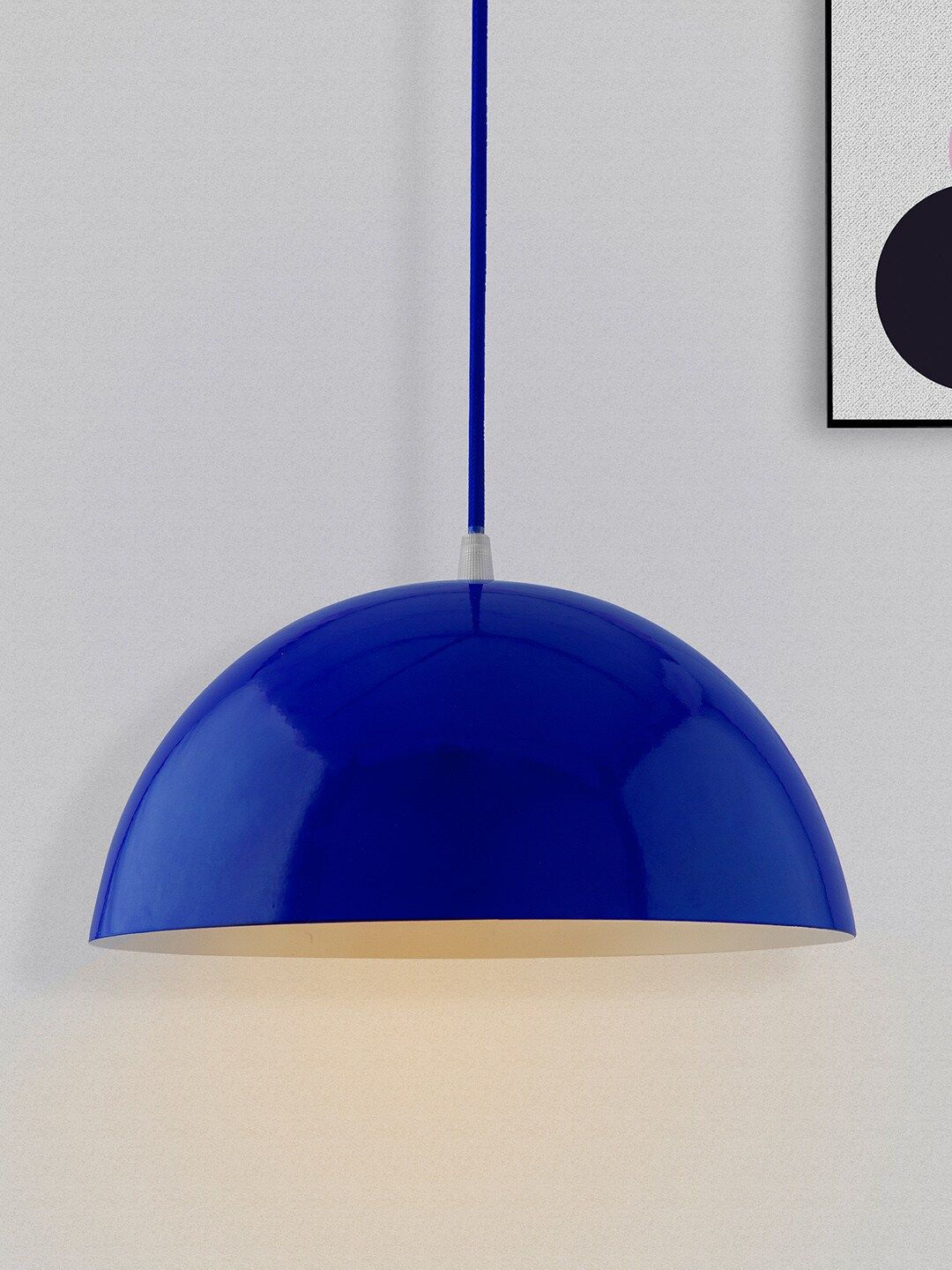 Homesake Blue Solid Handcrafted Hanging Light-picture-18