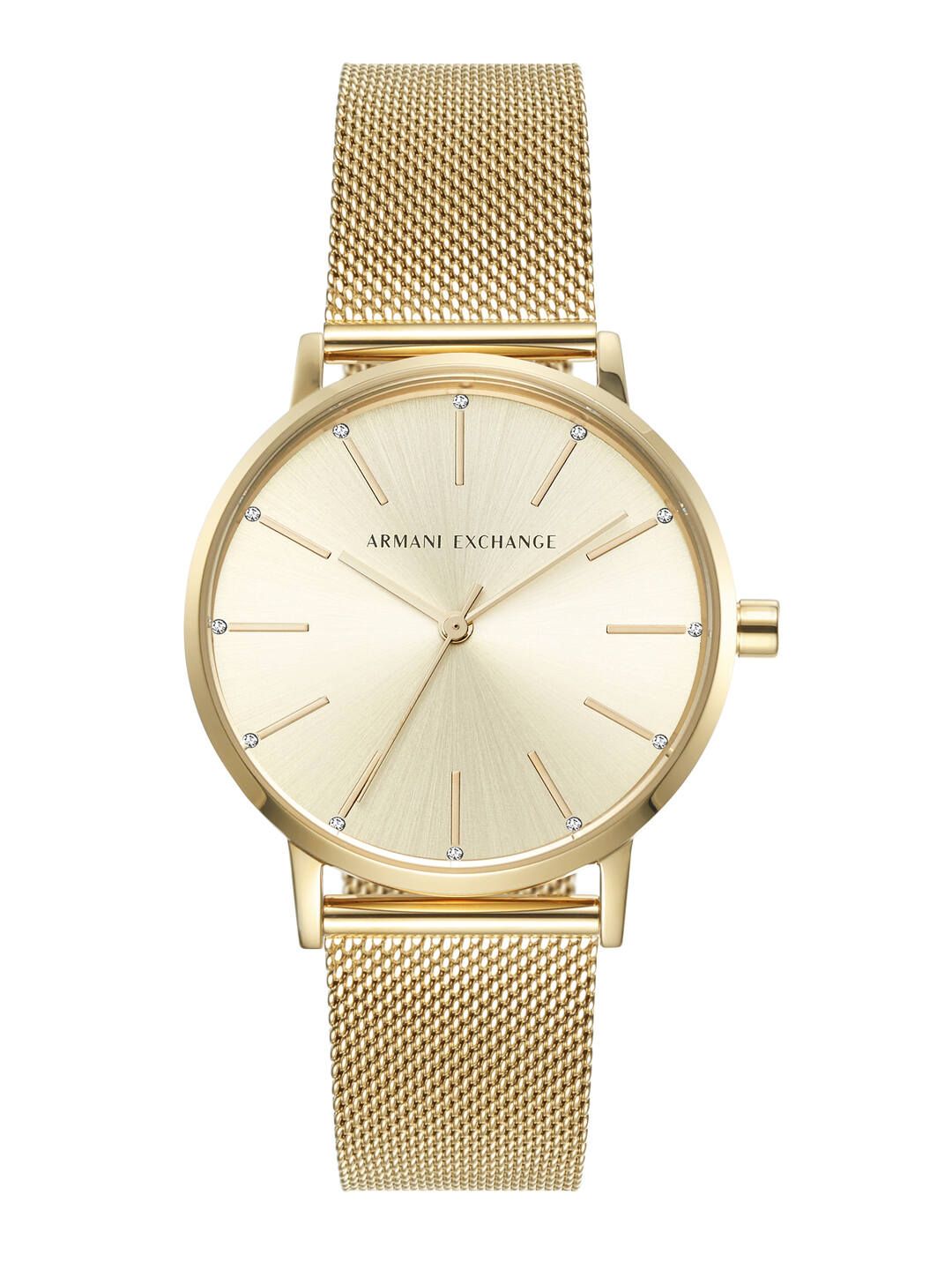 Armani Exchange LOLA Women Gold Analogue Watch AX5536-picture-17