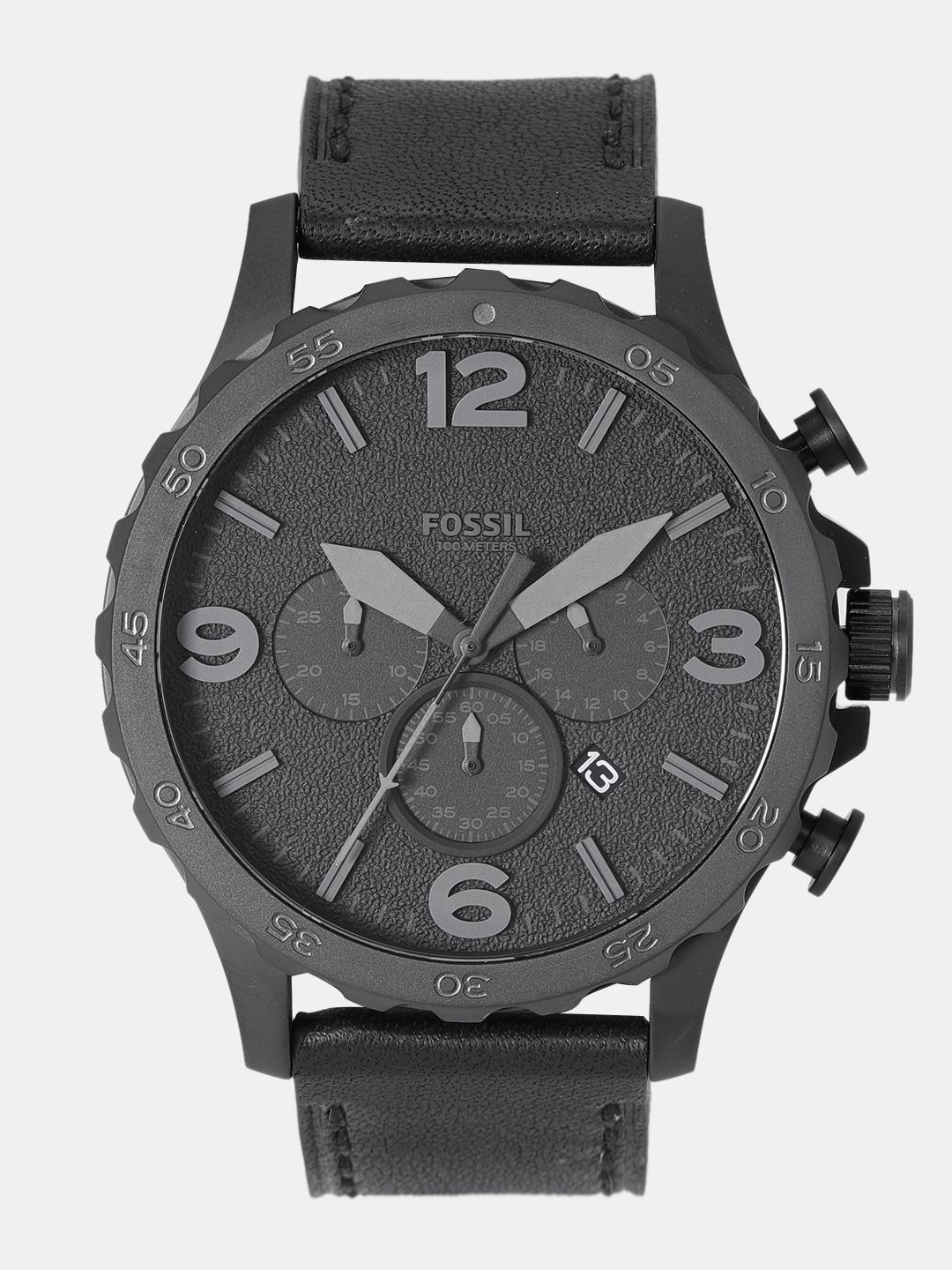 Fossil Men Black Analogue Watch JR1354