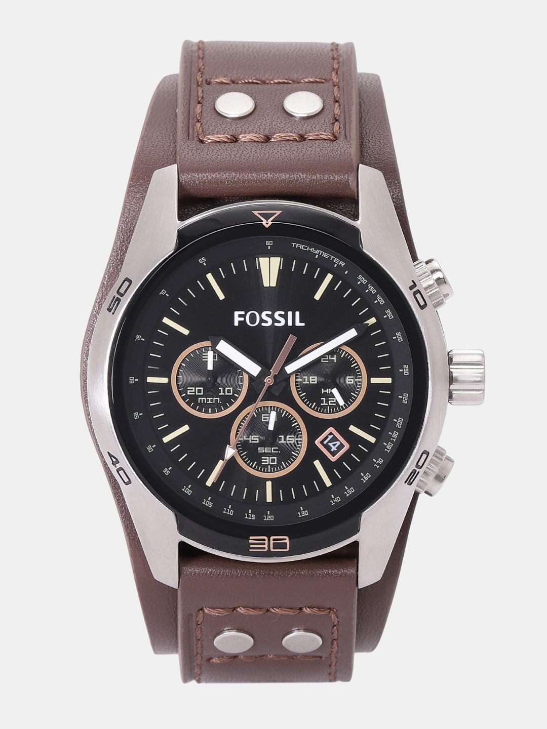 Fossil Men Black Chronograph Watch CH2891_SOR