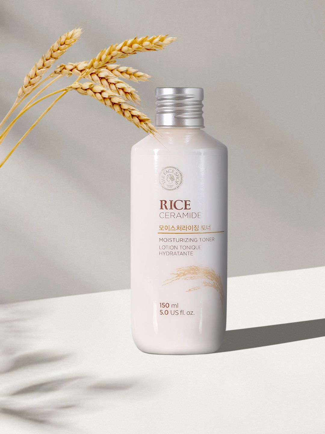 The Face Shop Rice & Ceramide Moisturizing Toner for A Glowing Skin - 150 ml