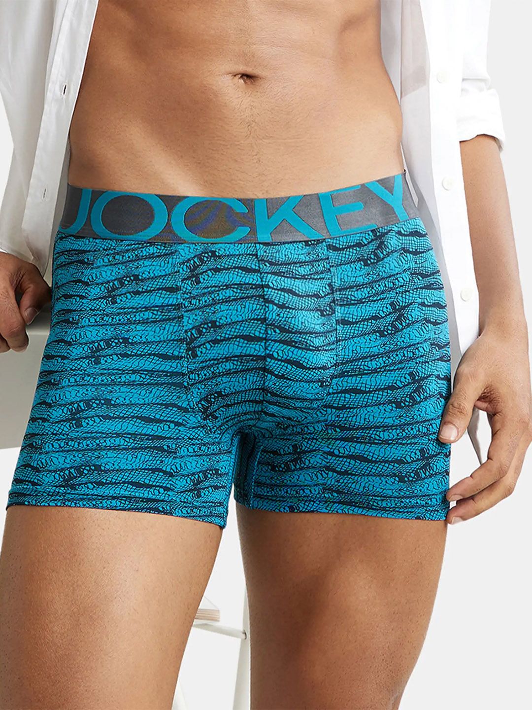 Jockey Men Tactel Microfiber Elastane Stretch Moisture Move Treatment Trunk IC30-0105-image-45