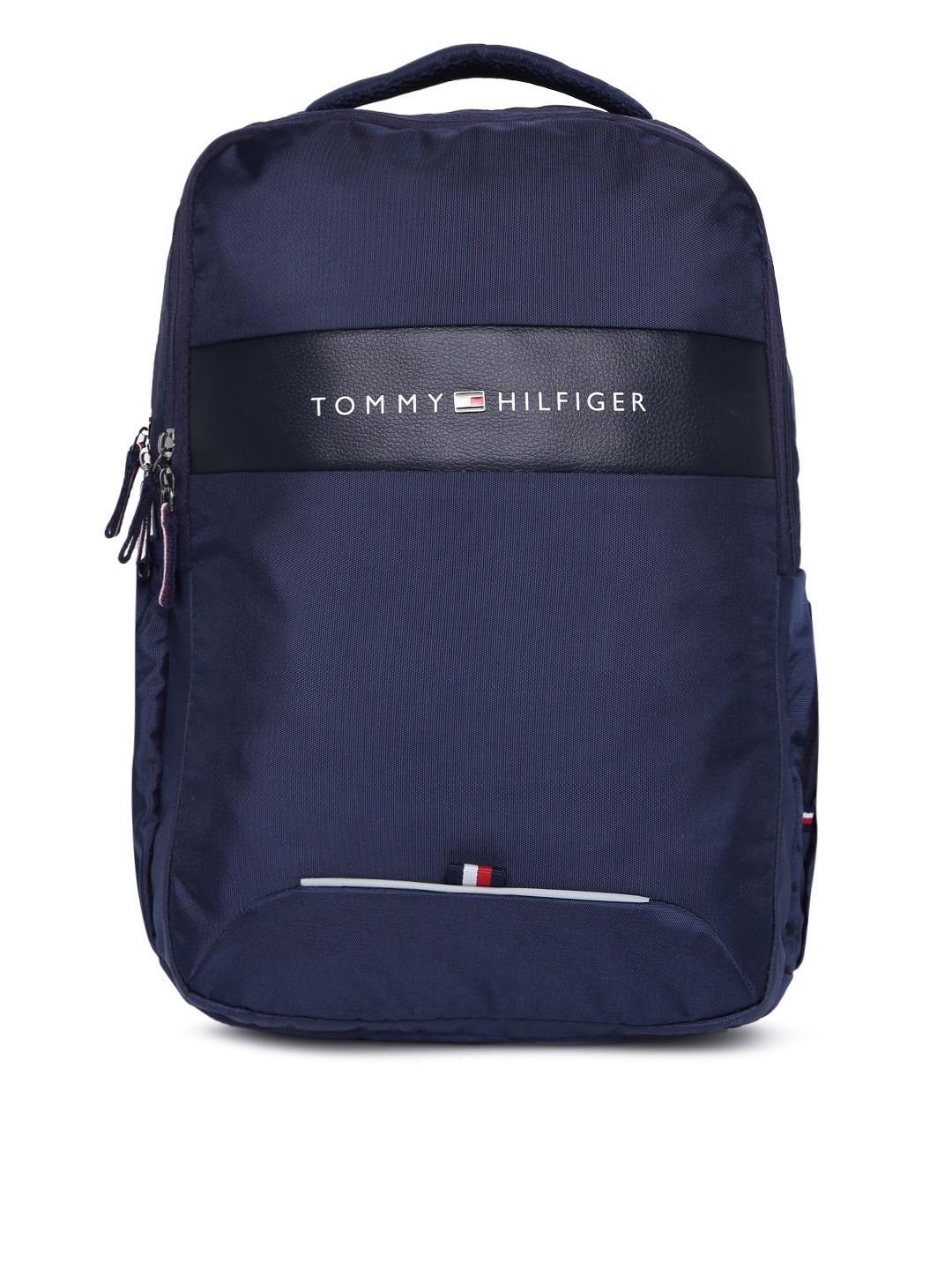 Tommy Hilfiger Unisex Navy Blue Brand Logo Backpack-image-31