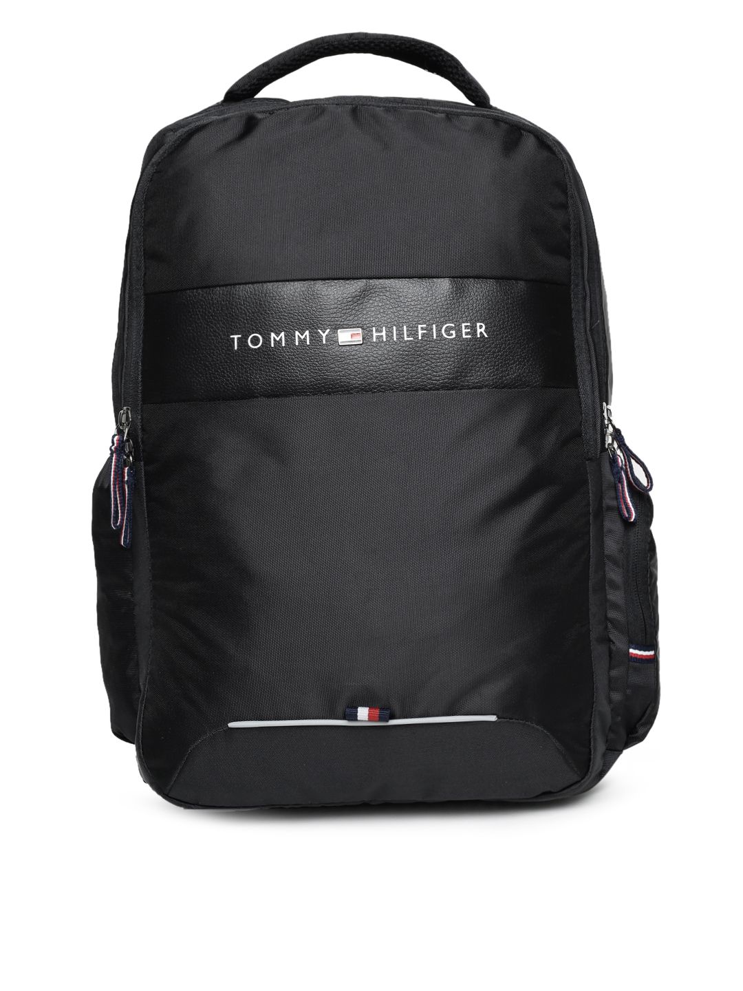 Tommy Hilfiger Unisex Black Solid Backpack