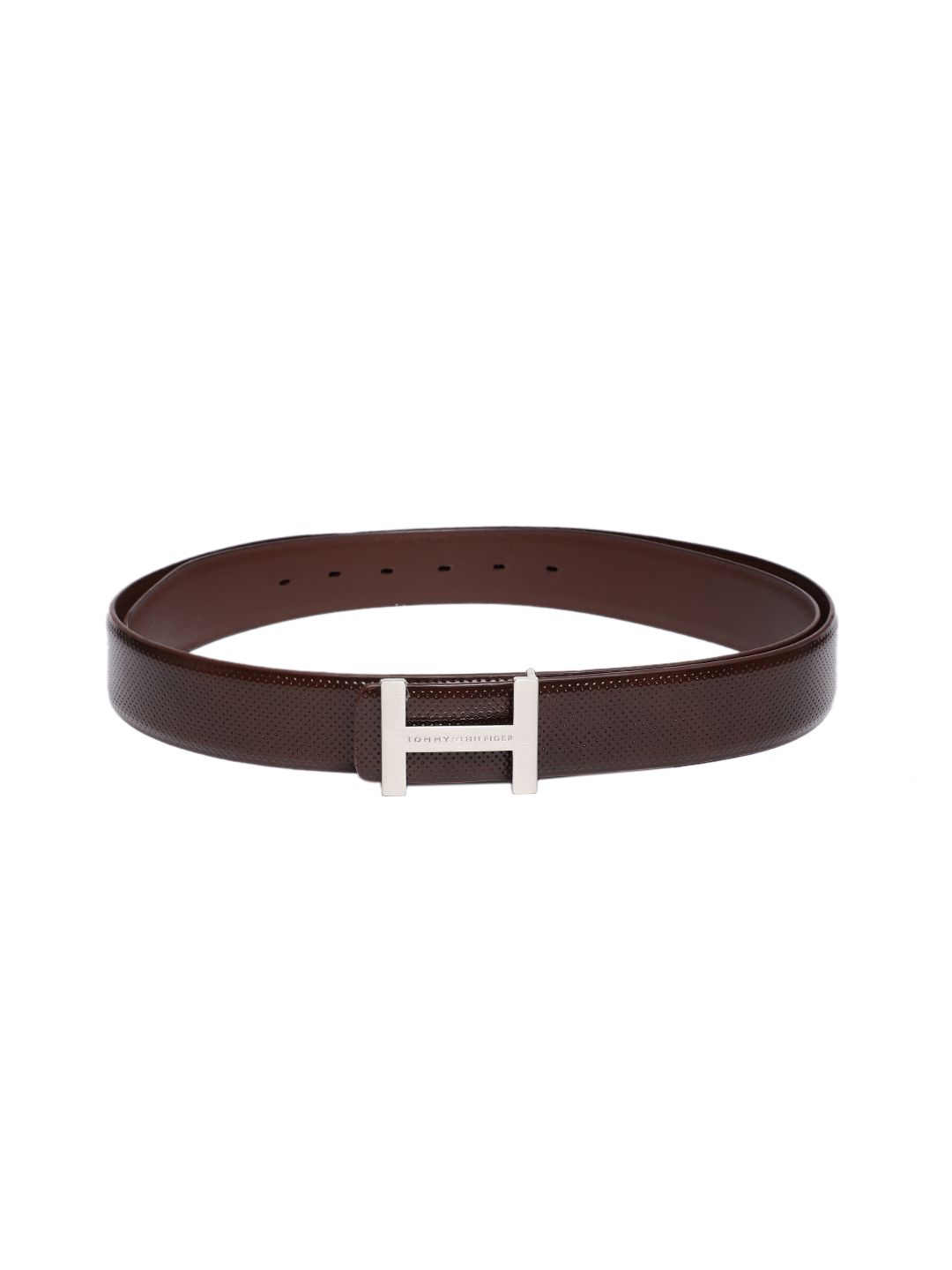 Tommy Hilfiger Men Brown Textured Belt-picture-54