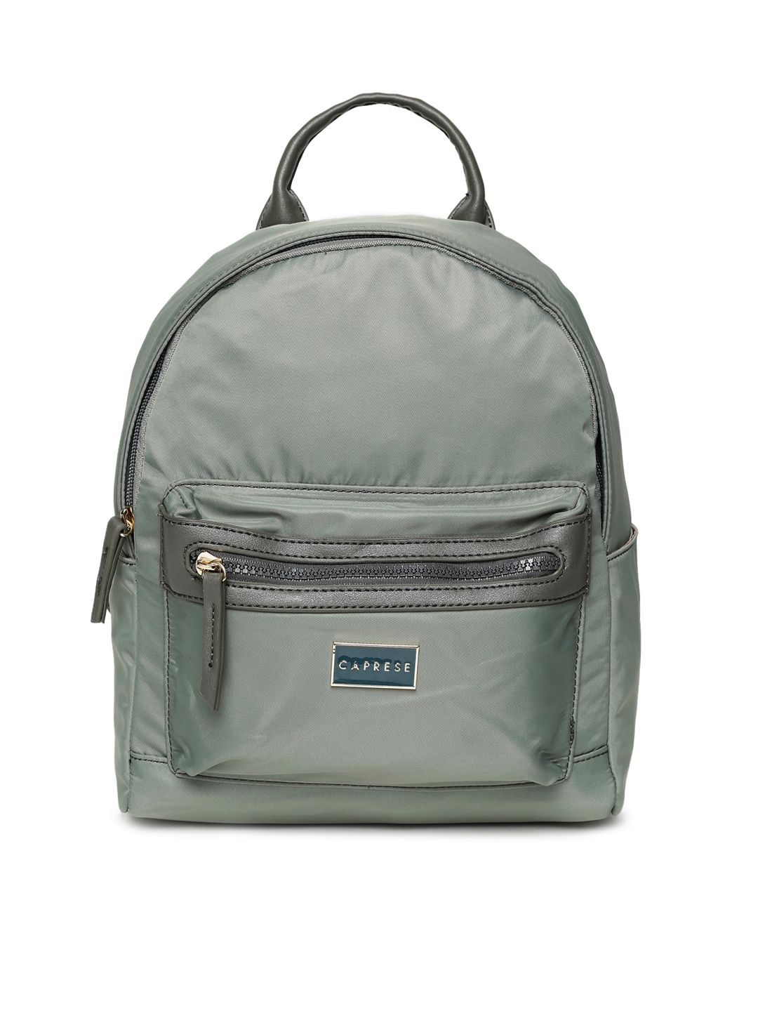 Caprese Women Green Solid Backpack-picture-40