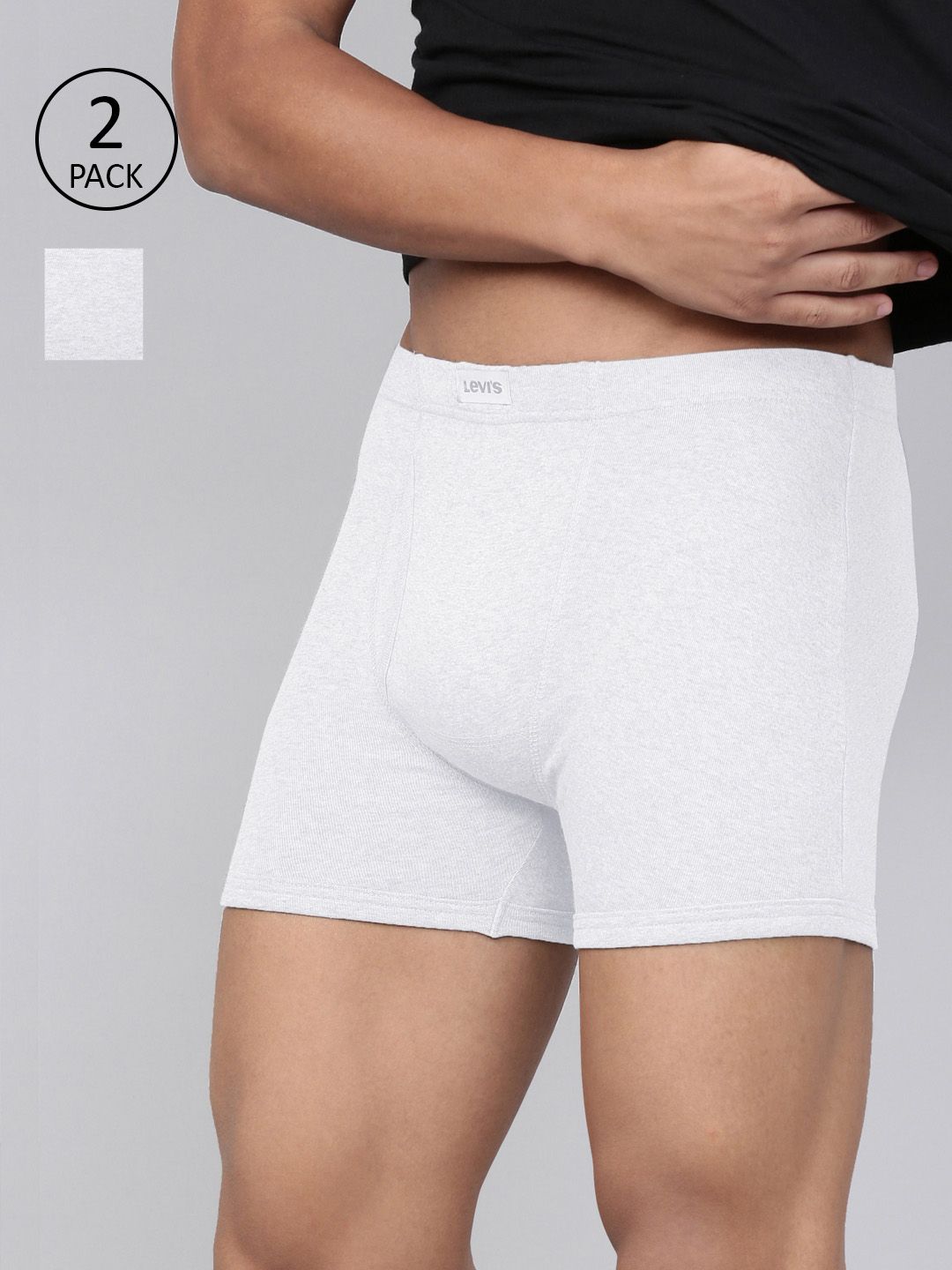 Levis Men Pack of 2 Smartskin Technology Pure Cotton Trunks with Tag Free Comfort #010-picture-21