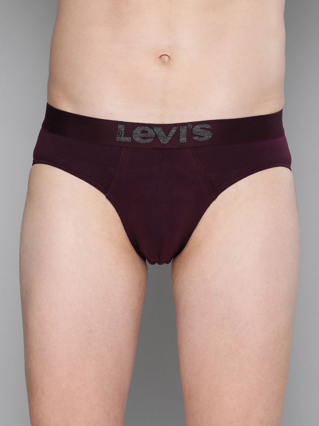 Levis Men Burgundy Solid Briefs BF-200SF-1PK-STYLE-017-82-picture-16