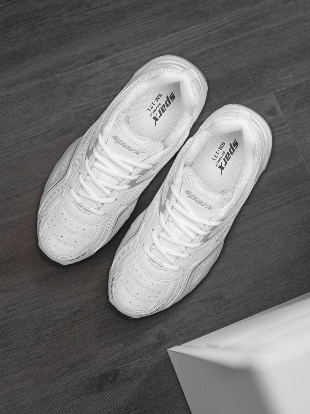 Sparx Men White Running Shoes-picture-45