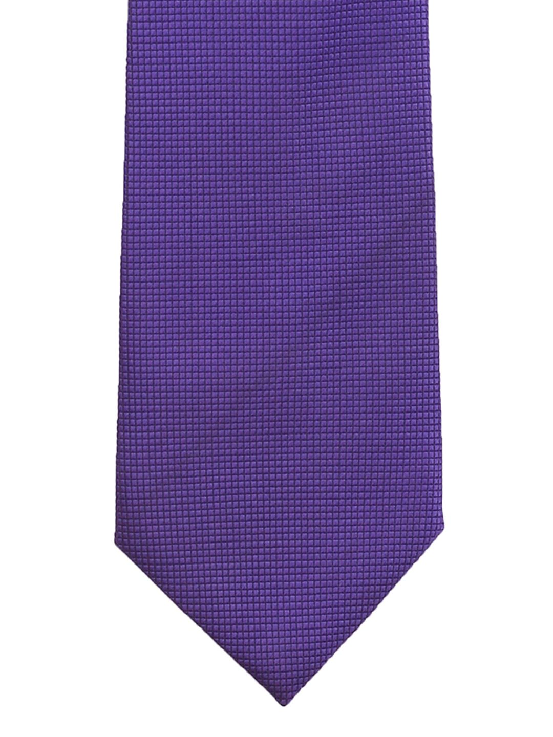 PELUCHE Purple Printed Broad Tie-picture-19
