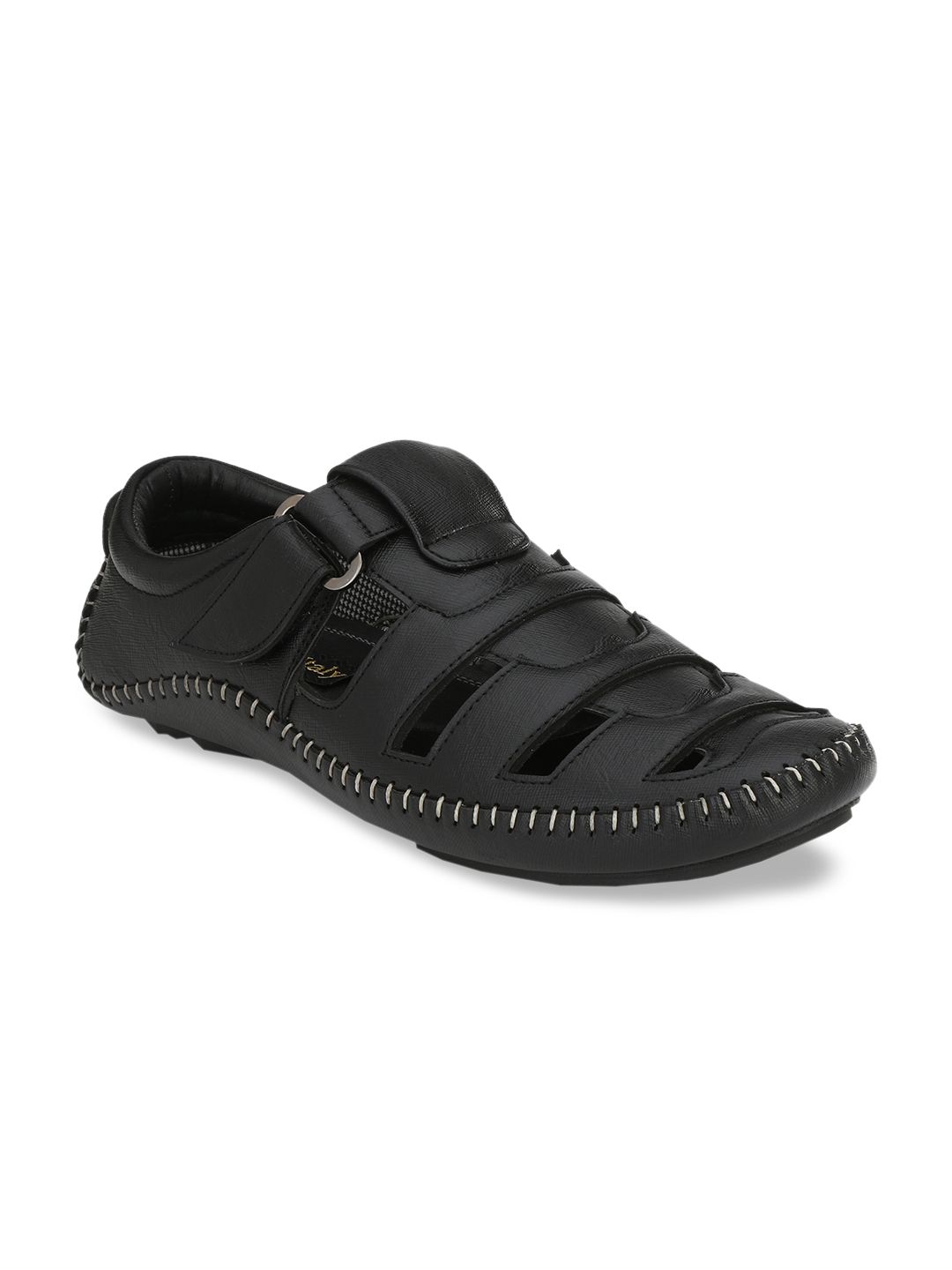 Eego Italy Men Black Sandals-picture-36