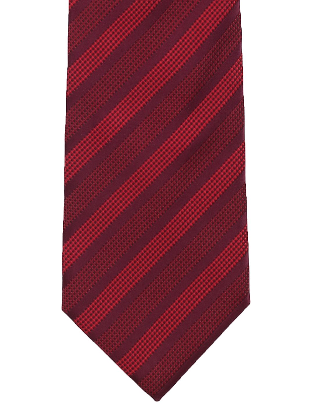 PELUCHE Red Striped Broad Tie-picture-54