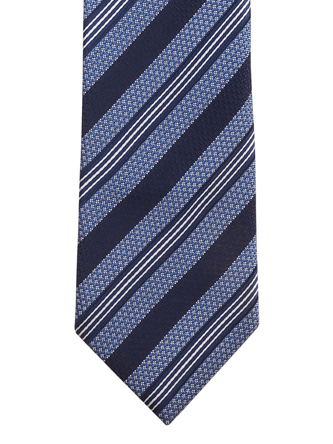 PELUCHE Blue Striped Broad Tie-picture-34