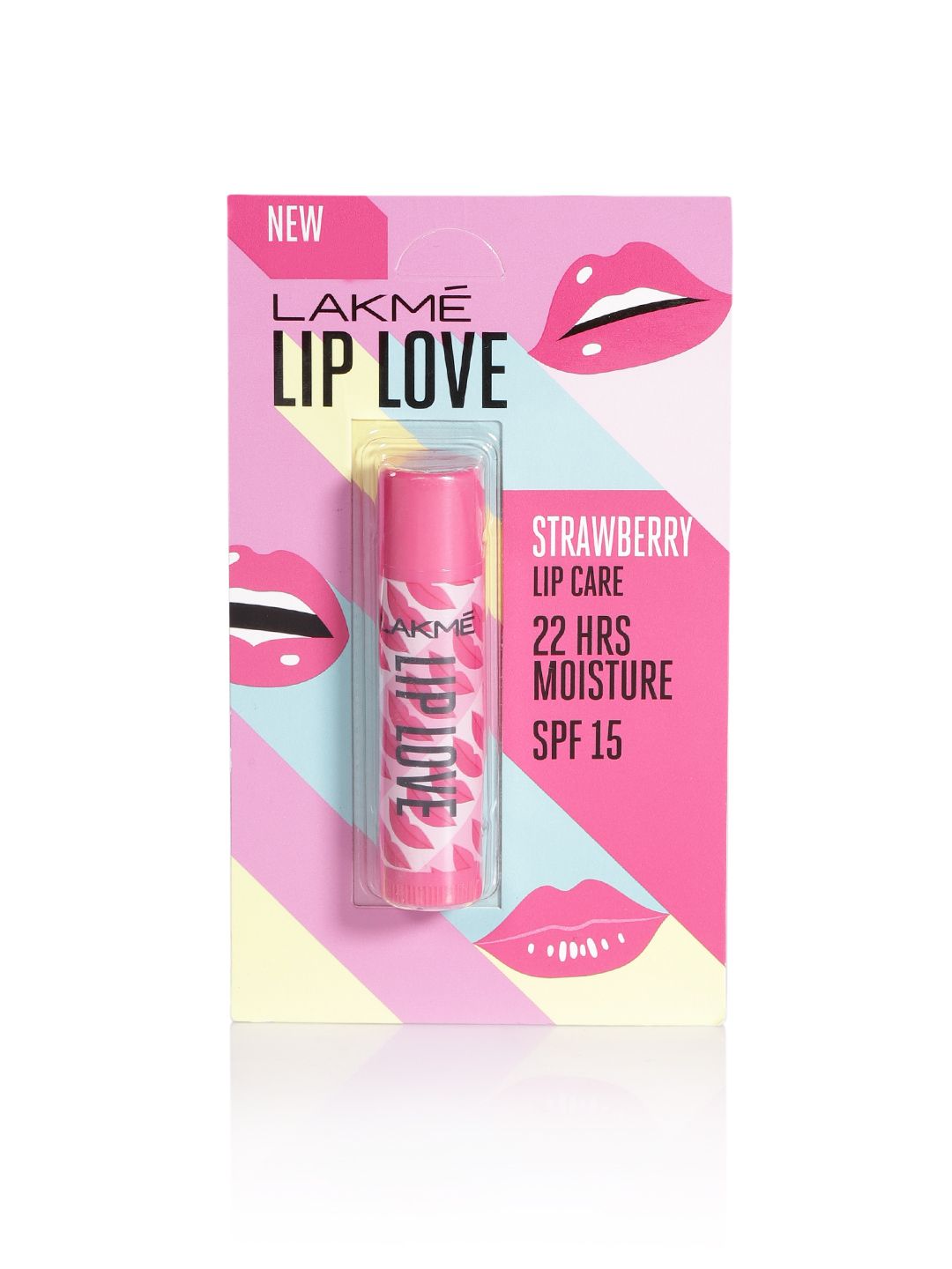 Lakme Lip Love Chapstick SPF 15 Lip Care - Strawberry-image-43