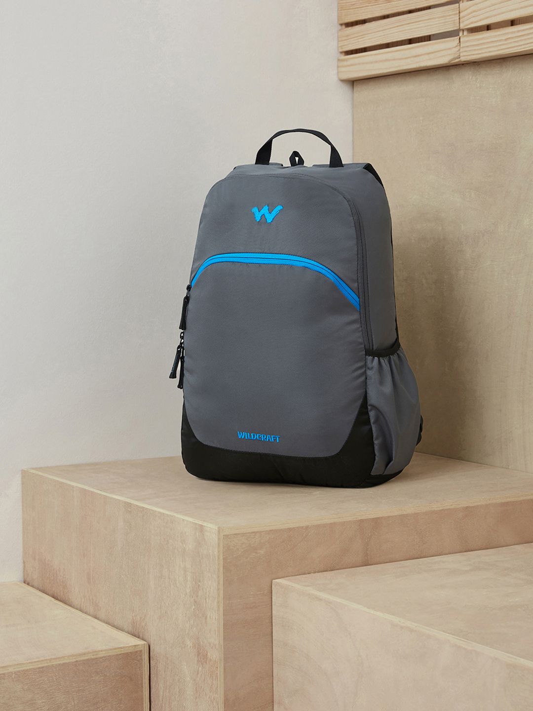 Wildcraft Unisex Grey Solid Backpack