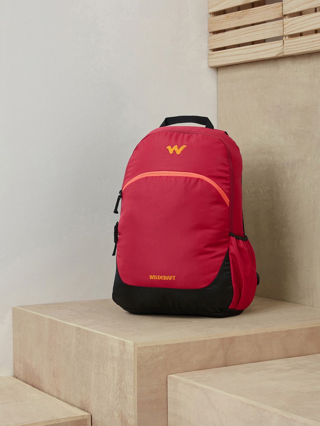 Wildcraft Unisex Red Brand Logo Backpack-image-46