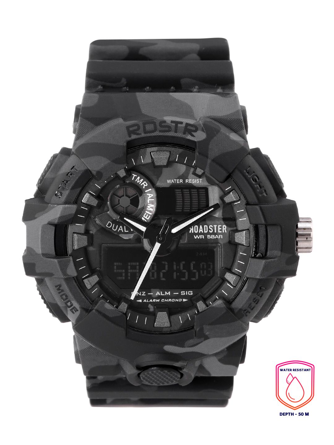 The Roadster Lifestyle Co Men Charcoal Grey Multi Function Analogue and Digital Watch MFB-PN-SM-8001-image-47