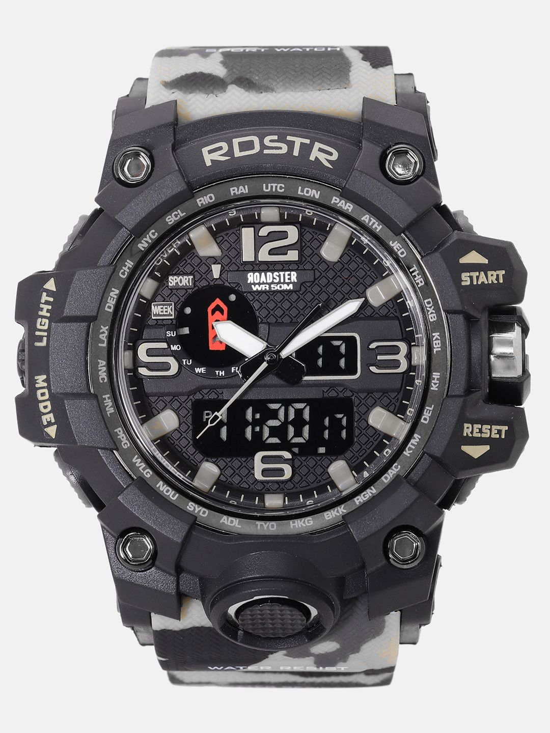 The Roadster Lifestyle Co Men Black Analogue and Digital Watch MFB-PN-SM-1545-image-12
