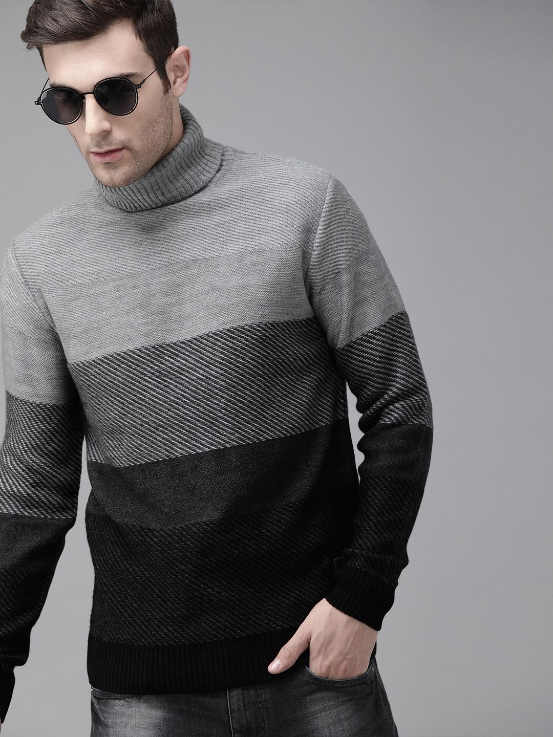 Roadster Grey Melange Sweater