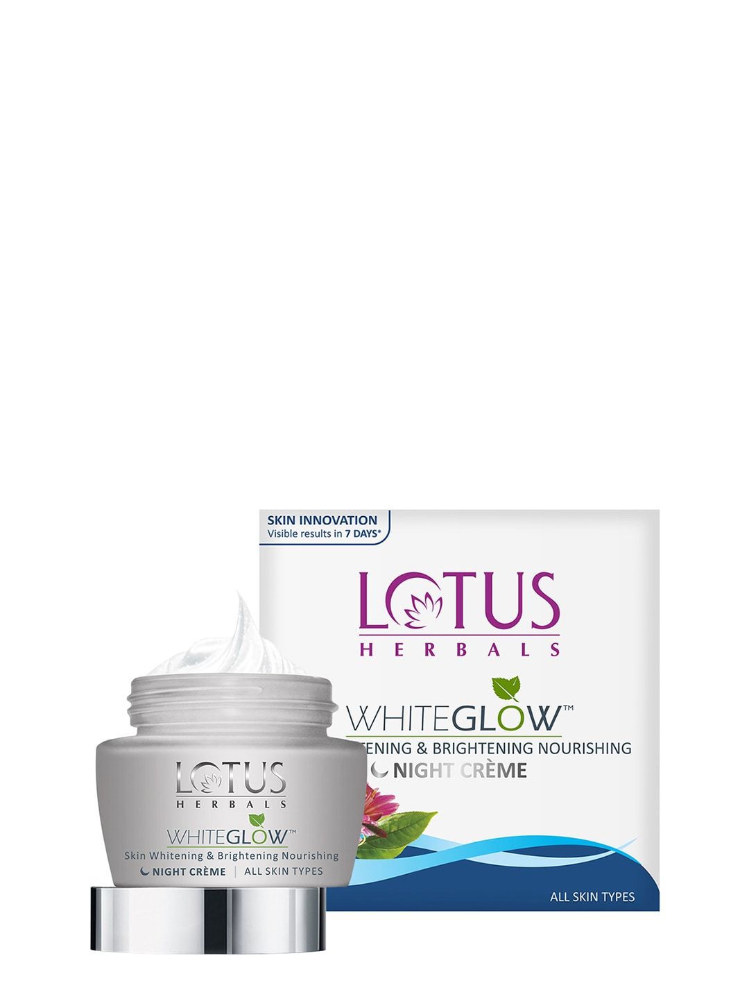 Lotus Herbals Sustainable  Whiteglow Whitening  Brightening Nourishing Night Creme 60g-image-28
