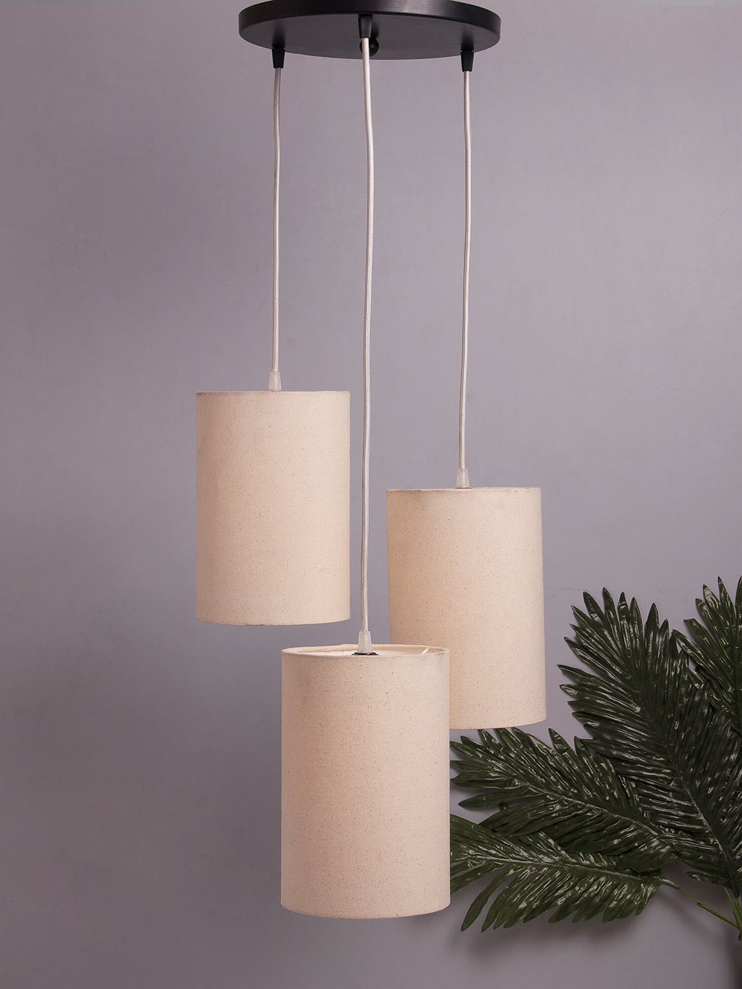 Homesake Black & Beige Solid Handcrafted Cluster Lights-image-44