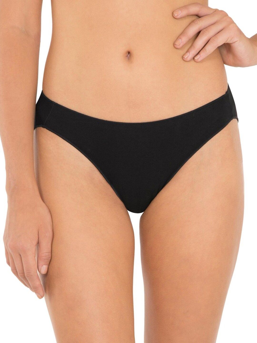 Jockey Women Black Solid Modern Fit Bikini Briefs 1803-0105-picture-28