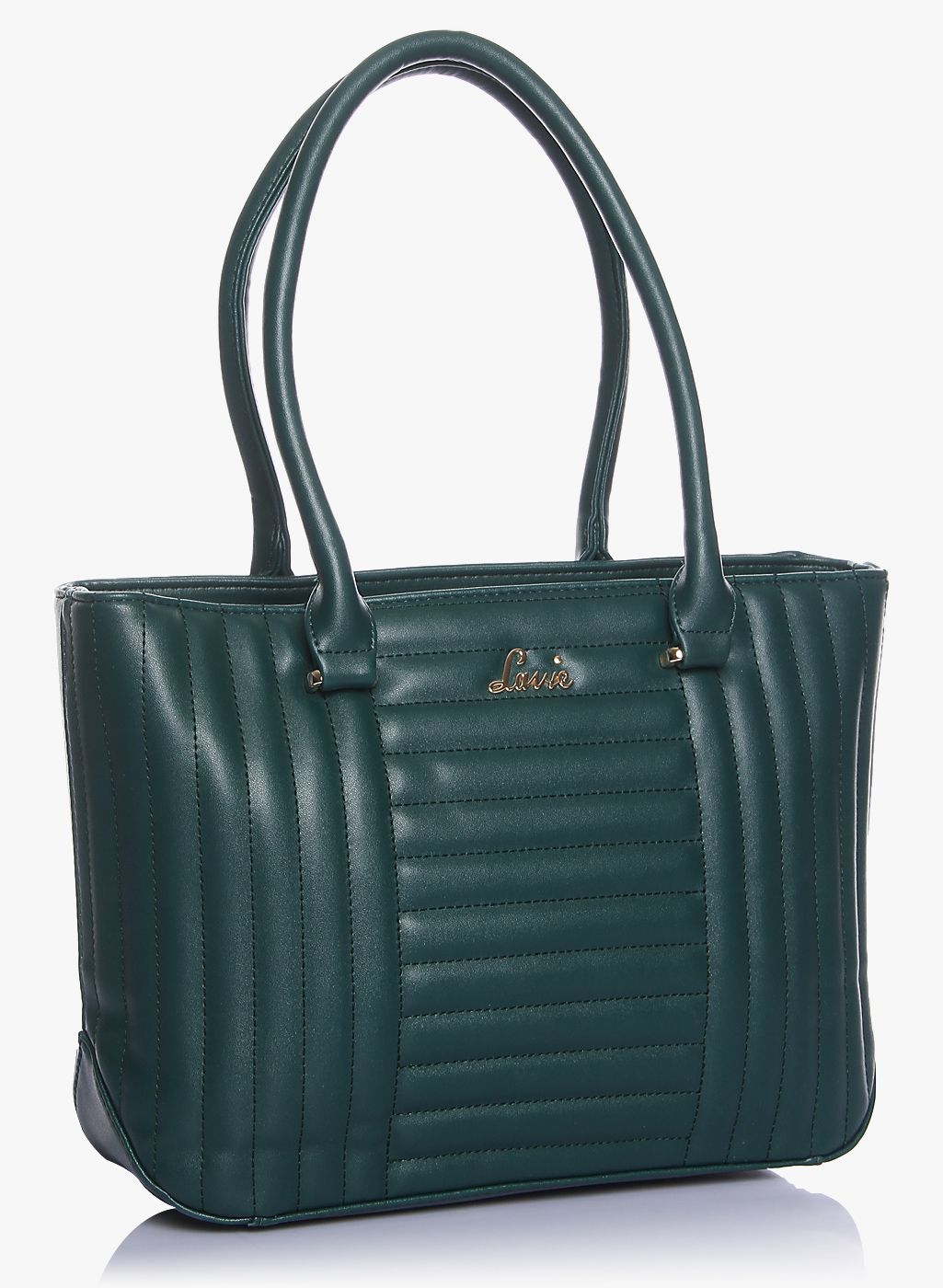 lavie senoi dark green medium tote bag