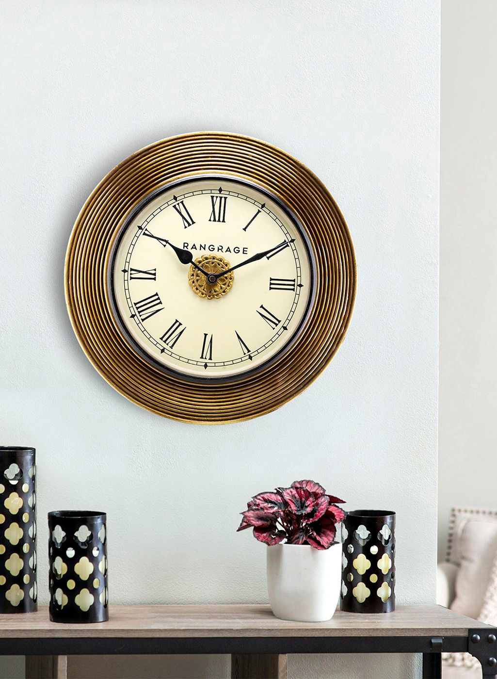 Cream Living Room Wall Clocks Baci Living Room