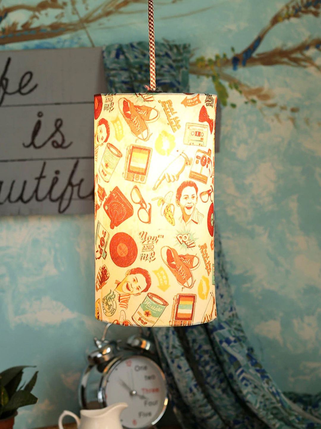 green girgit White Boy Toys Cylindrical Hanging Shade-image-25