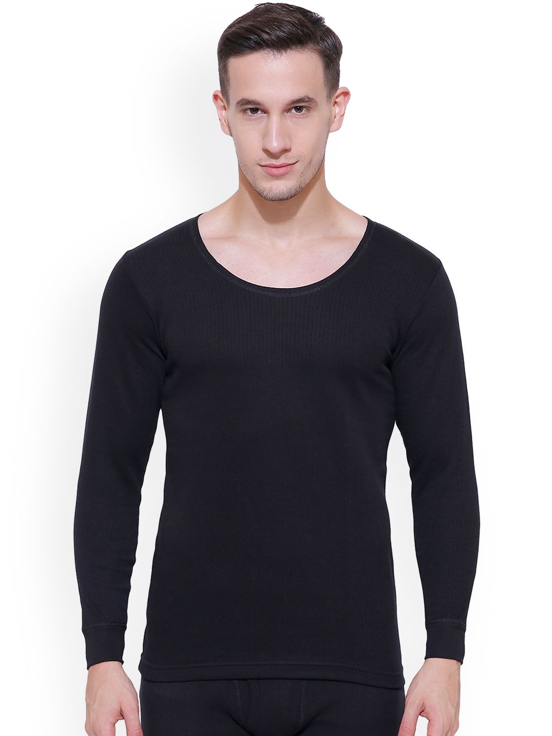 BODYCARE INSIDER Men Black Solid Thermal Top B101BL_105-picture-19