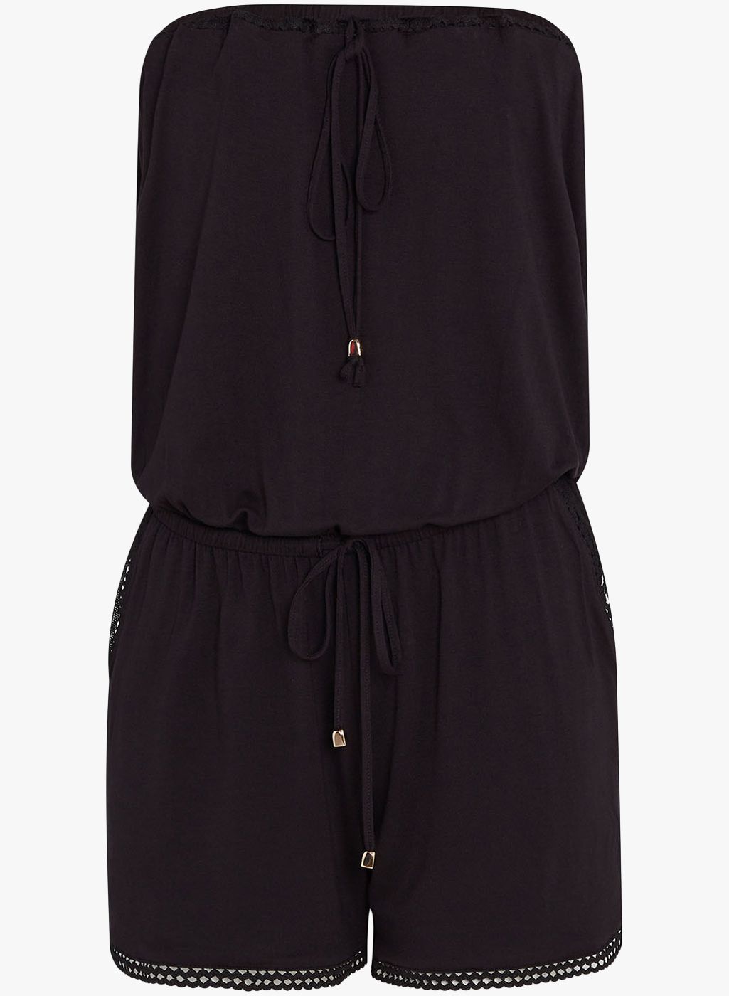 next Women Coffee Solid Playsuit-picture-40